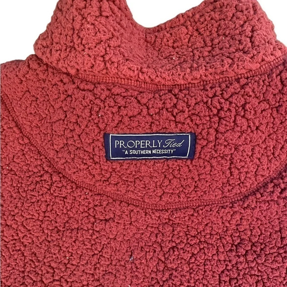 Properly Tied Kensington pullover Burgundy size XL - Picture 5 of 6